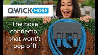 Qwickhose Starter Set - No Pop-Offs Hose Connector | Hose Connector Kit