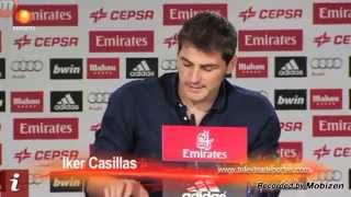 Iker Casillas llora tras su despedida del Real Madrid