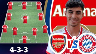 🚨 ARSENAL POTENTIAL STARTING LINE UP VS BAYERN MUNICH| UEFA CHAMPIONS LEAGUE 2023/2024 QF FIRST LEG🔥