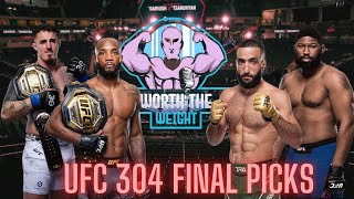 UFC 304 - Leon Edwards vs Belal Muhammad 2 - FINAL PICKS