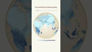 Durchschnittlicher Niederschlag im Jahresverlauf #arcgis #innovation #esri #geography #shorts