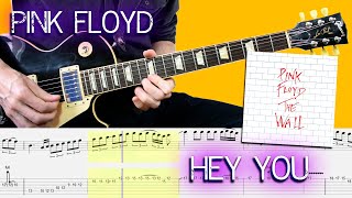 Hey you - Pink Floyd - Guitar Lesson With TAB & Score 🎸