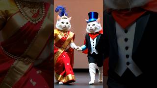 Couple cats dancing 🐱💃🕺   #shorts #cute #cat #dance #youtubeshorts