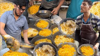 FAMOUS JUMMA BIRYANI   PEOPLE iS CRAZY for FRIDAY BIRYANI   Karachi Street Food Beef Biryani