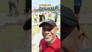 Archery Fun Shot With World Championship GP Moto Jeremy Alcoba Spain