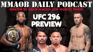 UFC 296: Edwards vs. Covington Preview MMAOB Daily Podcast For December 10th