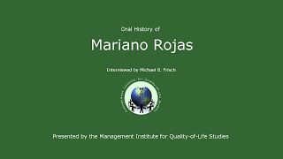 Oral History - Mariano Rojas