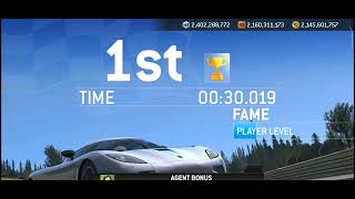 Real Racing 3 - Huayra Royale - Stage 2 Completed but with a 2013 Koenigsegg Agera