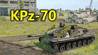 War Thunder - KPz-70 The Short Fast But Thick Babe (Chinese Commentary)