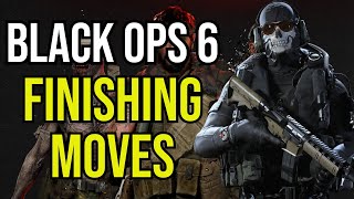 How to do a FINISHING MOVE in BO6 Black Ops 6 COD, PC, ps4, ps5, Xbox One, Xbox Series S/X