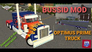 Bussid OPTIMUS PRIME TRUCK Mod by MAH Channel