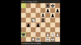 Etienne Bacrot vs Yangyi Yu- Fide Grand Swiss 2023, Round 7