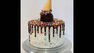 melting icecream 🍦 cake decorating| melting icecream cake design| #cake #icecream #shorts #viral