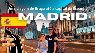 Fizemos uma viagem de Carro, de Portugal para Madrid