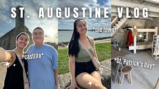 ST. AUGUSTINE VLOG 🌴everything you NEED to do when you visit St. Augustine