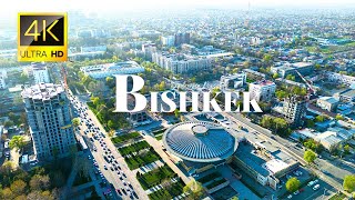 Bishkek, Kyrgyzstan 🇰🇬 in 4K ULTRA HD 60FPS Video by Drone