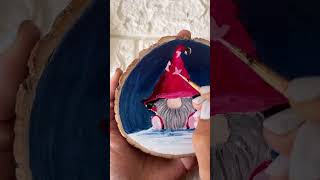 DIY Christmas Ornament Part 3 | Acrylic painting process