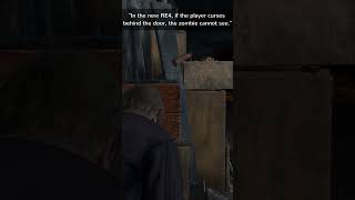 zombie logic - RE2 vs RE4 Remake #shorts