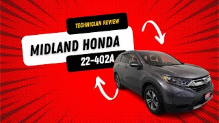 2017 Honda CR-V Technician review (22-402A)