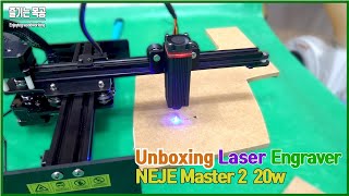 Neje master 2 20w unboxing/  Laser Engraver