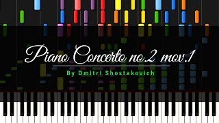 (HD)Piano Concerto no. 2 mov.1 // Shostakovich