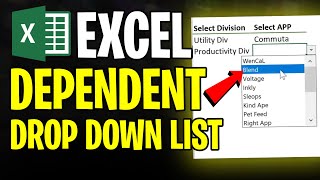 How to Create Dependent Drop Down List in Excel - EASY METHOD (2024)