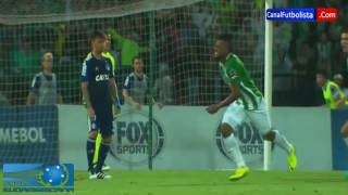 Impresionante Golazo Miguel Borja Nacional vs Coritiba 3 1 Copa Sudamericana 2016 HD