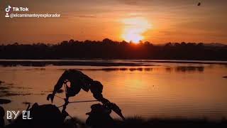 Discover Sunrise, The Black Lake, Tasek Merimbun, Brunei Darussalam.