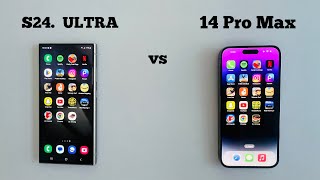 Samsung S24 Ultra vs iphone 14 Pro Max || Speed Test