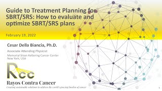 Session 12 - Guide to Treatment Planning for SBRT/SRS: ​​Optimization and Plan Evaluation