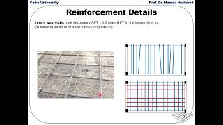 خرسانة مسلحة - المحاضرة الثانية عشر د/حامد هدهود (solid slabs part 2)