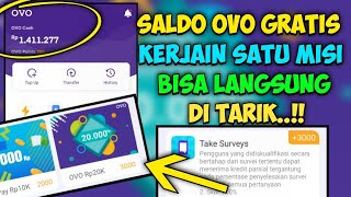 MANTAP...CUMA NGERJAIN 1 MISI UDAH BISA DI TARIK..APLIKASI PENGHASIL SALDO OVO