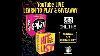 Learn to Play - Splurt & Hit List | Gamewright @ Gen Con Online 2020