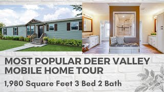 Most Popular! Deer Valley Mobile Home Tour Modular Homes Affordable Housing