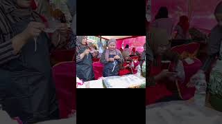 ANTUSIAS IBU IBU DIAJANG PERLOMBAAN MERIAS TUMPENG DIHUT RI KE 79 #shortvideo #perlombaan