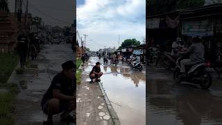 ‼️JALAN RUSAK PARAH DI JADIKAN EMPANG  DI CIREBON TIMUR ‼️