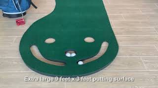 Introducing the Intech 3-Hole Putting Mat