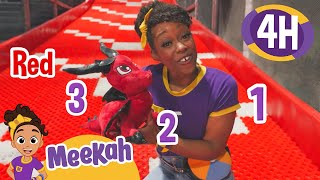 Donut Slides & Baby Dragons! 🏰 Meekah’s Enchanted Playground Quest! | 4 HR OF MEEKAH!