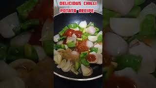 Delicious Chilli Potato| Tasty Potato Snack | #potato #snacks #chillipotato #cooking #recipe #shorts