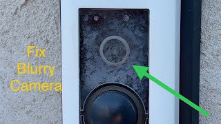 Fix foggy Ring Door bell Camera