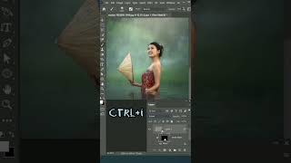 How to add Rain to a photo without losing quality: Photoshop tutorial #short #photoshoptricks