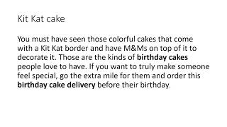 Birthday Cake | Birthday Cake Delivery Online