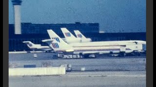 🇺🇸[super8] 1983 Flight Los Angeles to Chicago, USA