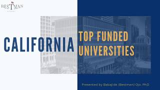 Where to get PhD Funding in California, USA | Highest Chances for Masters and PhD Funding