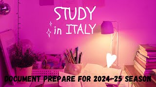 Study in Italy preparation. ইতালিতে ২০২৪-২০২৫ সেশনে পড়ালেখার জন্য ডকুমেন্ট কিভাবে প্রস্তুত করবেন।