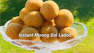 Instant Moong Dal Ladoos