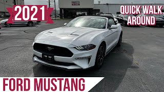 WALK-AROUND: 2021 Pre-Owned Ford Mustang EcoBoost Stock#- M990