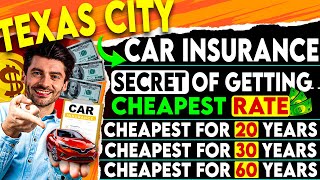 Only $120/M 😱 Cheapest Car Insurance in Texas City 🎯