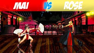 Mugen KOF 2022 Mai Shiranui Vs Rose Bernstein