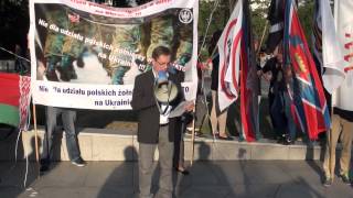 04.10.2014 WARSZAWA, DEMONSTRACJA: NIE DLA UDZIAŁU POLSKICH WOJSK W AGRESJI NA UKRAINIE! CZ.2